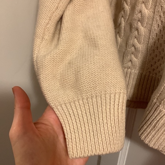 Merino wool Joie cable-knit sweater - Picture 5 of 7